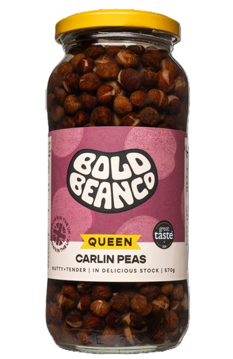 [16626] Bold Bean Co Pulse Jars - MEDIUM Queen Carlin Peas X 6 X 570g