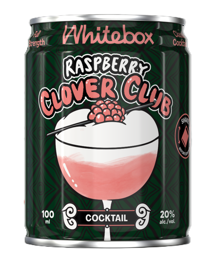 [16633] Whitebox Cocktails - Raspberry Clover Club 20% ABV X 12 X 100ml