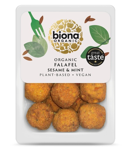 [16649] Biona Organic Vegan Falafel - Sesame and Mint 220g