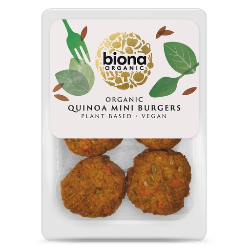 [16650] Biona Organic Vegan Mini Burger - Quinoa 195g