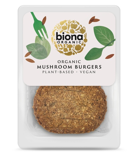 [16651] Biona Organic Vegan Burger - Mushroom 150g