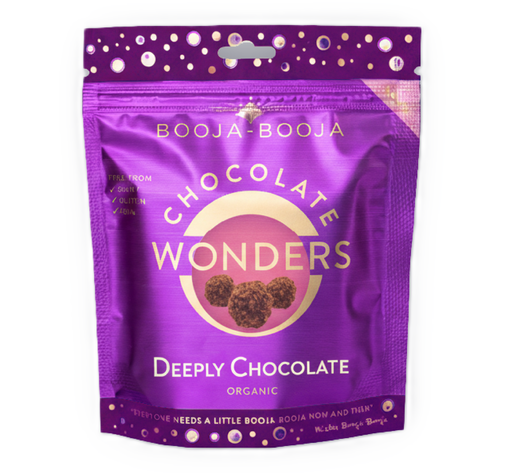 [16660] Booja Booja Vegan Chocolate Wonders - Deeply Chocolate 65g
