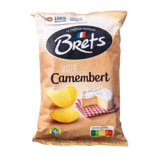 [16688] Brets Potato Crisps - Camembert X 10 X 125g