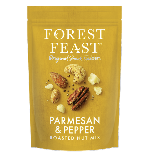 [16697] Forest Feast - Parmesan and Black Pepper Nut Mix 06177 X 8 X 120g