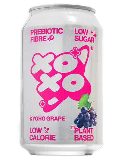 [16706] [25% OFF] XOXO Prebiotic Sparkling Soda - Kyoho Grape X 12 X 330ml