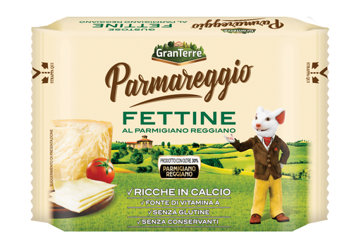 [16709] Parmareggio Cheese -  Formaggini Fettine Sliced 150g