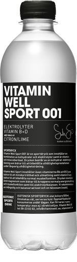 [16711] Vitamin Well Electrolyte Drink - Sport 001 X 12 X 500ml