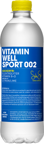 [16712] Vitamin Well Electrolyte Drink - Sport 002 X 12 X 500ml