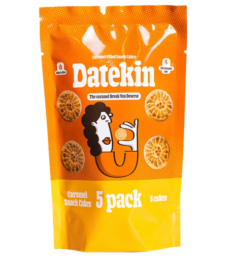 [16719] Datekin Filled Cakes - Caramel X 12 X (5x18g)