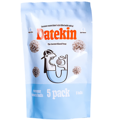 [16722] Datekin Coated Date Balls - Coconut with Tahini X 12 X (5x15g)