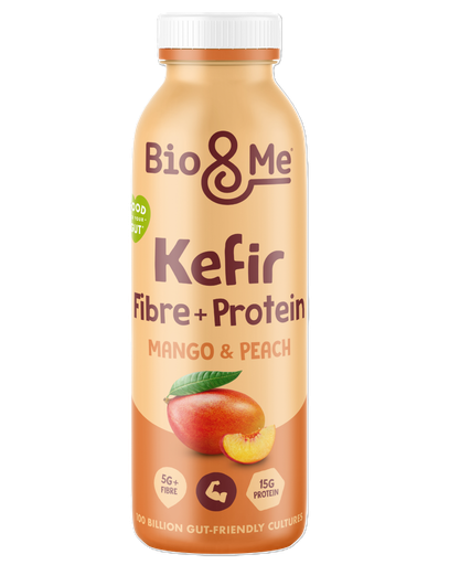 [16750] Bio and Me Kefir Drinks - SMALL Mango and Peach 280ml