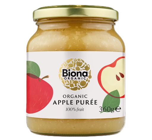 [16758] Biona Organic Fruit Puree - Apple X 6 X 360g