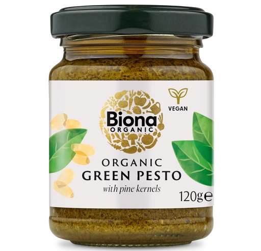 [16771] Biona Organic Pesto - Green X 6 X 120g