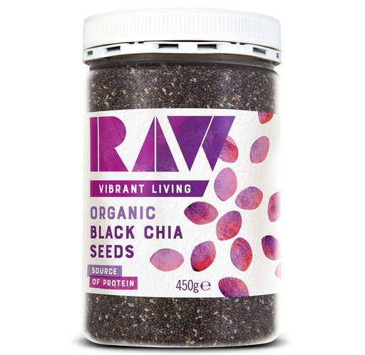 [16778] Raw Vibrant Living Organic Seeds - Chia X 6 X 450g