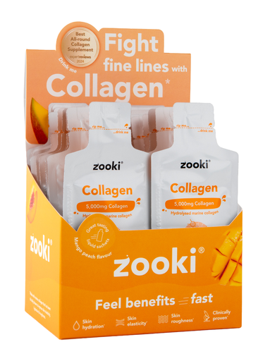 [16800] [15% OFF] Zooki Food Supplements - Liquid Marine Collagen 5000mg Mango Peach X 20 X 15ml