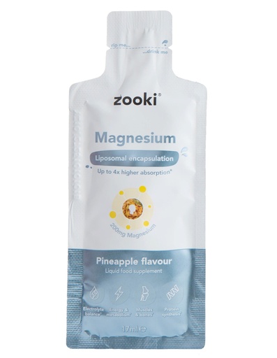 [16802] Zooki Food Supplements - Liquid Magnesium 2000mg Pineapple X 20 X 17ml
