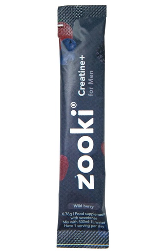 [16806] Zooki Food Supplements - Powder Creatine Wild Berry X 20 X 6.78g