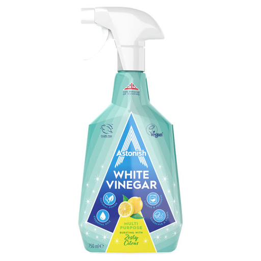 [16845] Astonish Multi Surface Clearner - White Vinegar with Lemon Zest X 12 X 750ml