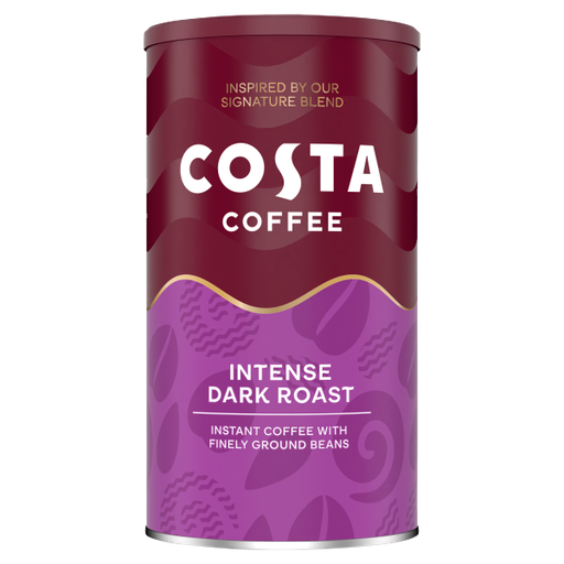 [16852] Costa Instant Coffee - Intense Dark Roast X 6 X 100g