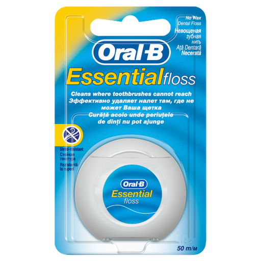 [16862] Oral B Essential Floss - Pack of 12 50m