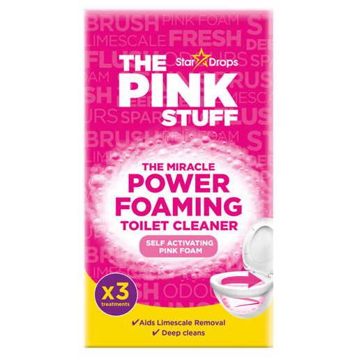 [16865] Pink Stuff Toilet Cleaner - Miracle Foaming X 12 X (3x100g)