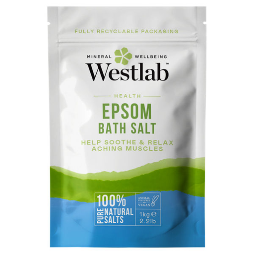 [16874] Westlab Health Baithing Salt - Epsom X 4 X 1kg