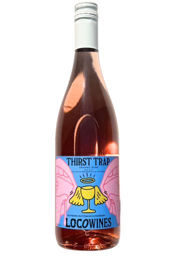 [16931] [15% OFF] Loco Organic Rose Wine - Thirst Trap Cinsault Pays DOC 2025 12.50% FRANCE ABV X 6 X 750ml
