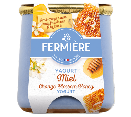 [16968] La Fermiere Fruit Yoghurt - Orange Blossom Honey 140g