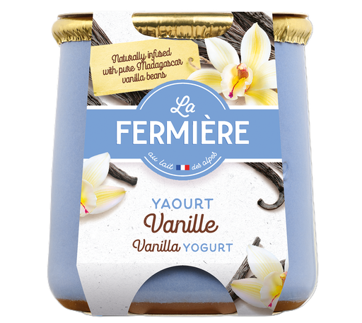 [16970] La Fermiere Fruit Yoghurt - Vanilla 140g