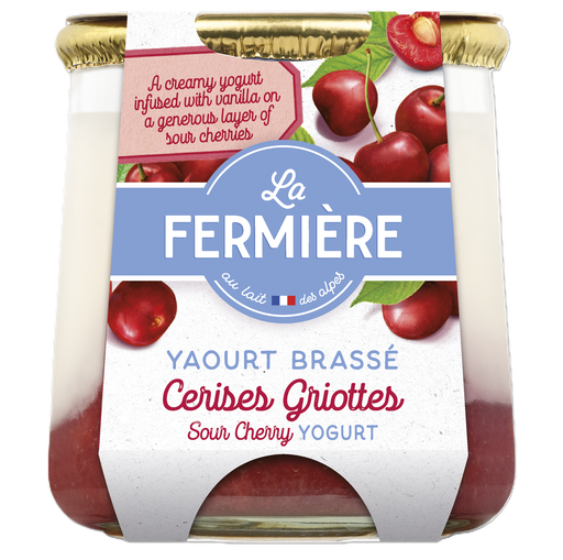 [16975] La Fermiere Yoghurt - Layered Sour Cherry 160g