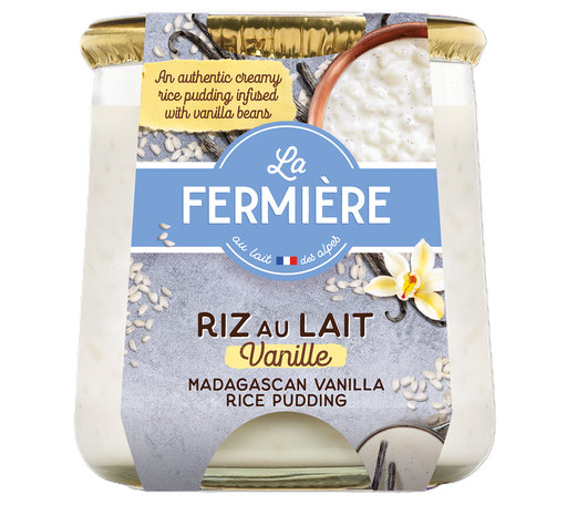 [16978] [30% OFF [CLEARANCE] (BBD 16/08) La Fermiere Dessert - Madagascan Vanilla Rice Pudding 160g