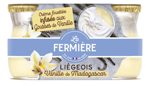 [16984] La Fermiere Dessert - Liegeois Vanilla (2x120g)