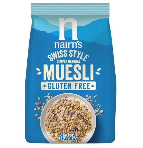 [16854] Nairns Gluten Free Muesli - Swiss Style N9522 X 4 X 425g