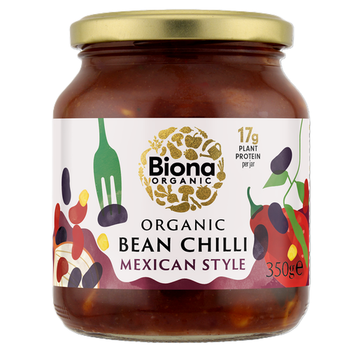 [17023] Biona Organic Ready Meals - Mexican Style Bean Chilli X 6 X 350g