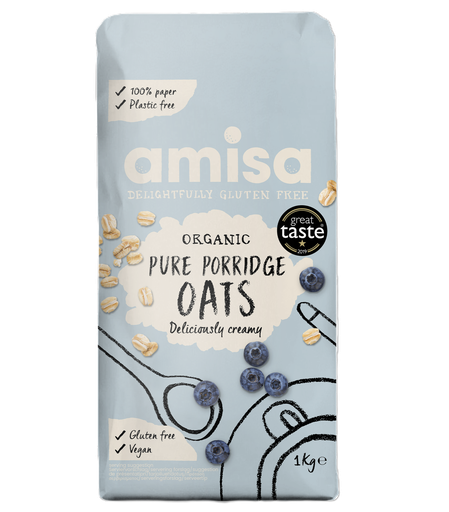 [17032] Amisa Organic Gluten Free Pure Porridge - Original X 4 X 1kg
