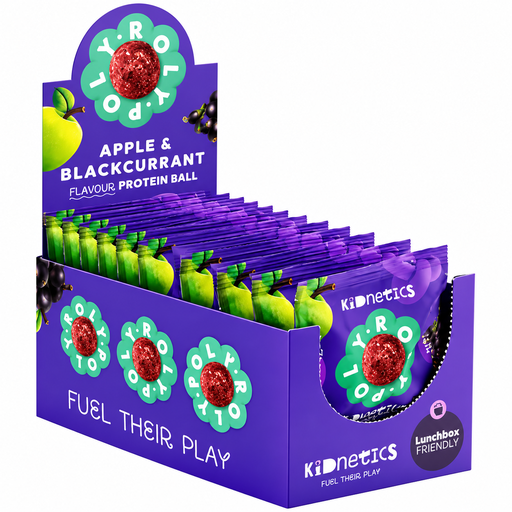 [16991] Kidnetics High Protein Ball - Apple and Blackcurrant X 12 X 20g