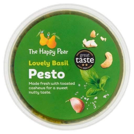 [17041] The Happy Pear Vegan Fresh Pesto - Lovely Basil 135g