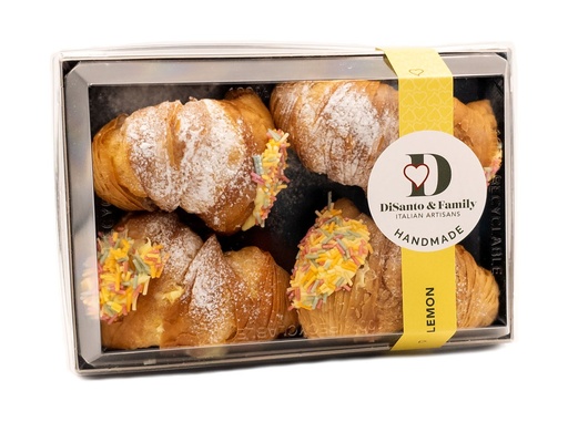 [17017] Di Santo Italian Pastries - Aragostina Lemon X 6 X 150g