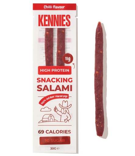 [17037] Kennies Meat Snacks - Chilli X 12 X 30g