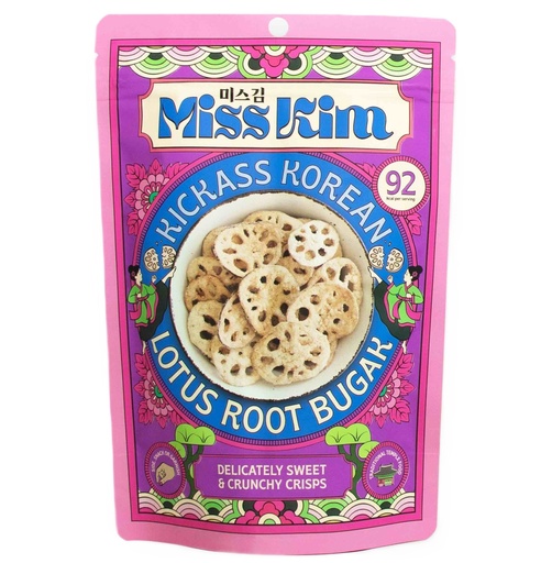[17054] Miss Kim Korean Snacks - Lotus Root Bugak X 10 X 30g