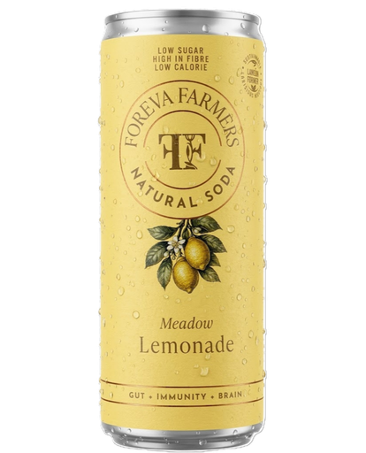 [17061] [30% OFF] Foreva Farmers Natural Soda - CAN Meadow Lemonade X 12 X 250ml