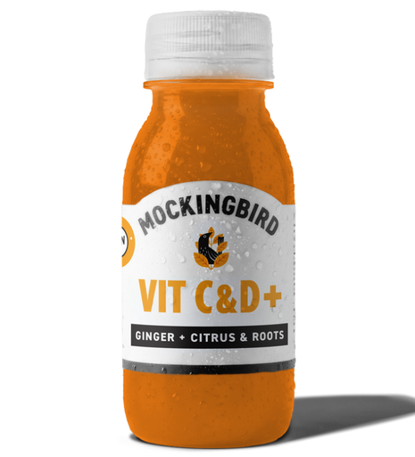 [17098] [20% OFF] Mockingbird Raw Press Health Shots - Ginger Citrus and Roots X 16 X 60ml