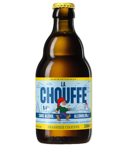 [17051] Chouffe Alcohol Free Belgian Beer - BOTTLE Ale 0.4% ABV X 12 X 330ml