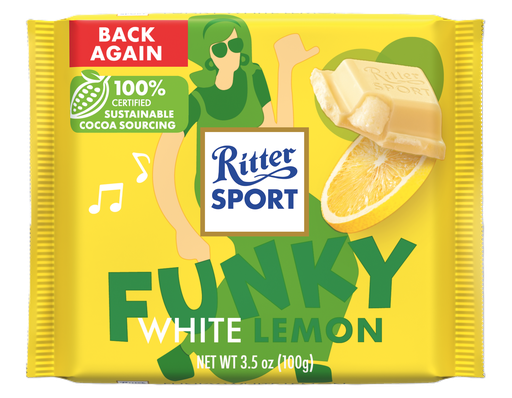 [17103] Ritter Sport Chocolate Colour - Limited Edition White Lemon X 11 X 100g