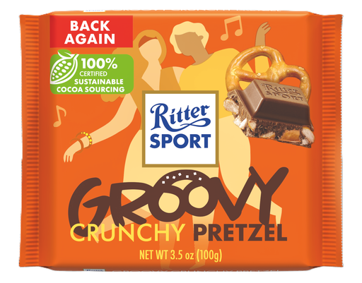 [17104] Ritter Sport Chocolate Colour - Limited Edition Crunchy Pretzel  X 11 X 100g