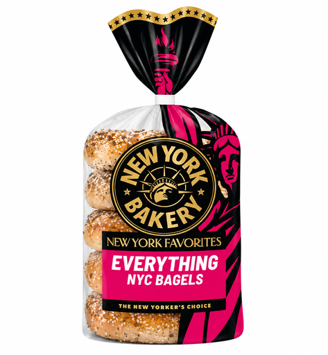 [17100] New York Bakery Bagels - Everything NYC 425g