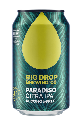 [17147] [10% OFF] Big Drop Brewing Co Alcohol Free Beer - CAN Paradiso Citra IPA 0.5% ABV X 12 X 330ml
