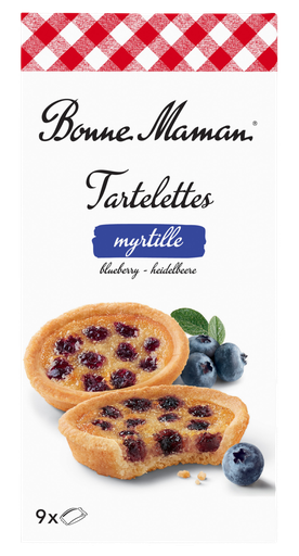 [17143] Bonne Maman Tartlet - Blueberry X 12 X 135g