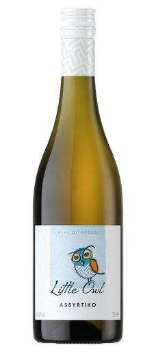 [17179] Little Owl White Wine - Assyrtiko PGI Central Greece 2025 12% ABV GREECE X 6 X 750ml