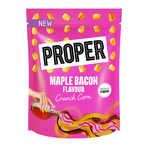 [17185] Proper Crunchy Corn Snack - Maple Bacon X 7 X 125g